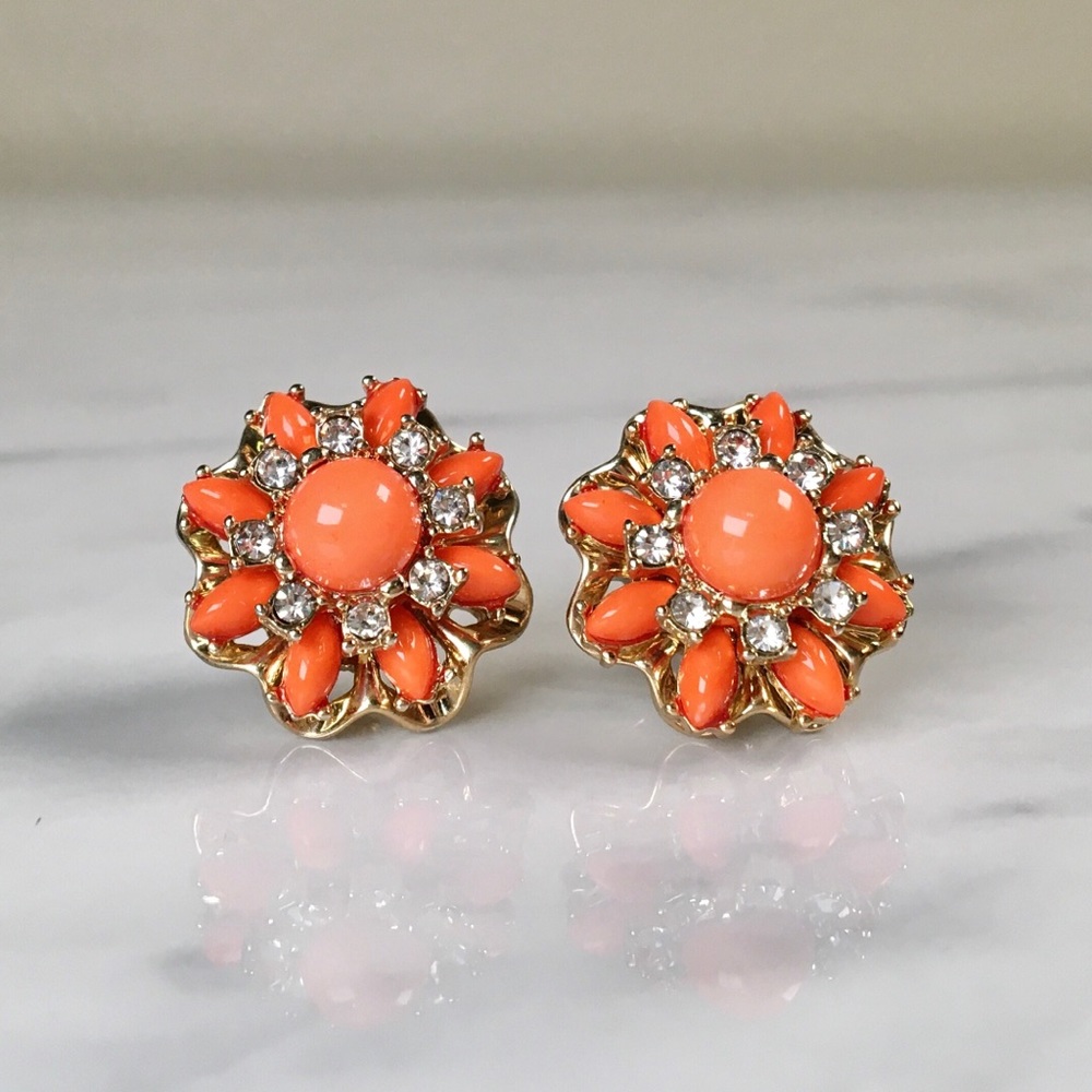 Banana Republic Floral Bouquet Stud Earrings